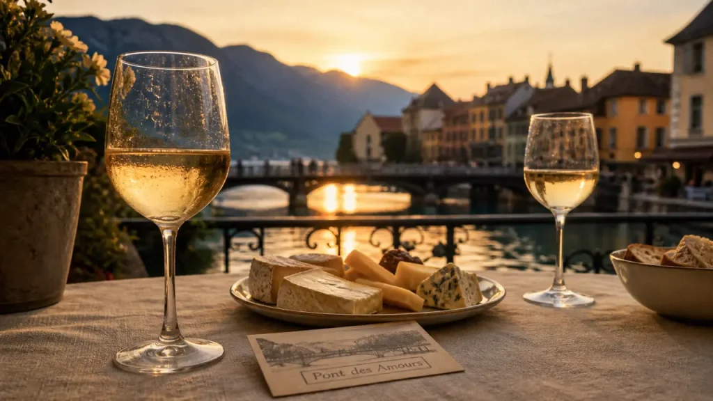 Annecy week end en amoureux : jacuzzi privatif vue lac, Pont des Amours