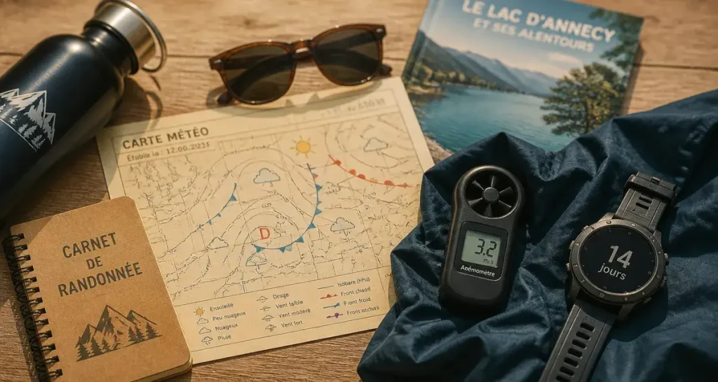 Annecy météo 14 jours : pluie, rafales et prévisions