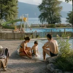 Camping Europa lac Annecy, vue piscine et pataugeoire