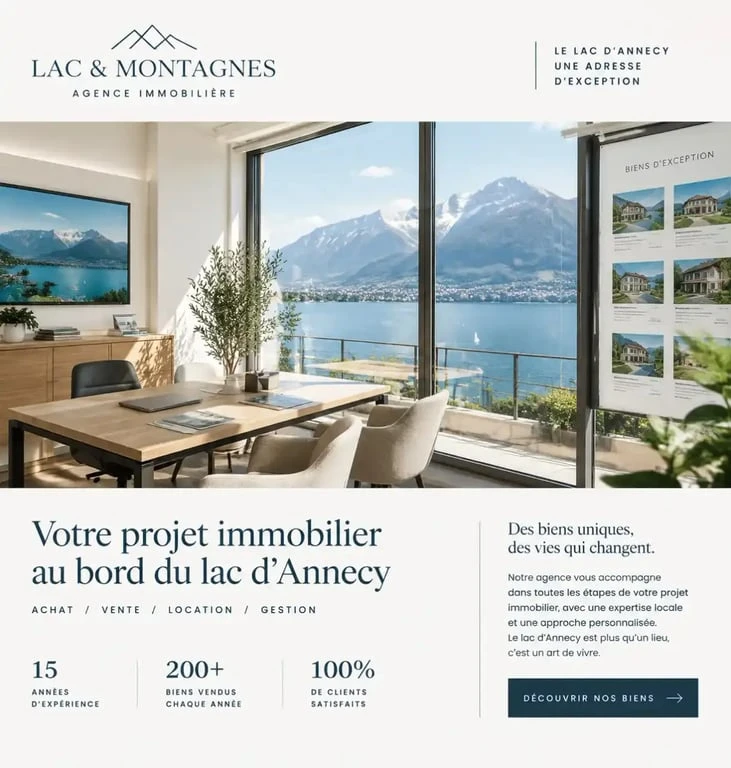 Agence immobilière La Conciergerie du Lac à Annecy