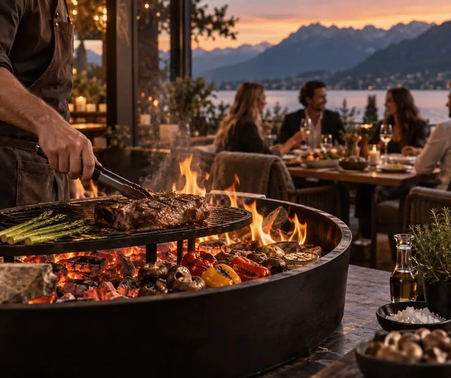 Brasero et plats à partager chez Ébo Annecy restaurant bar