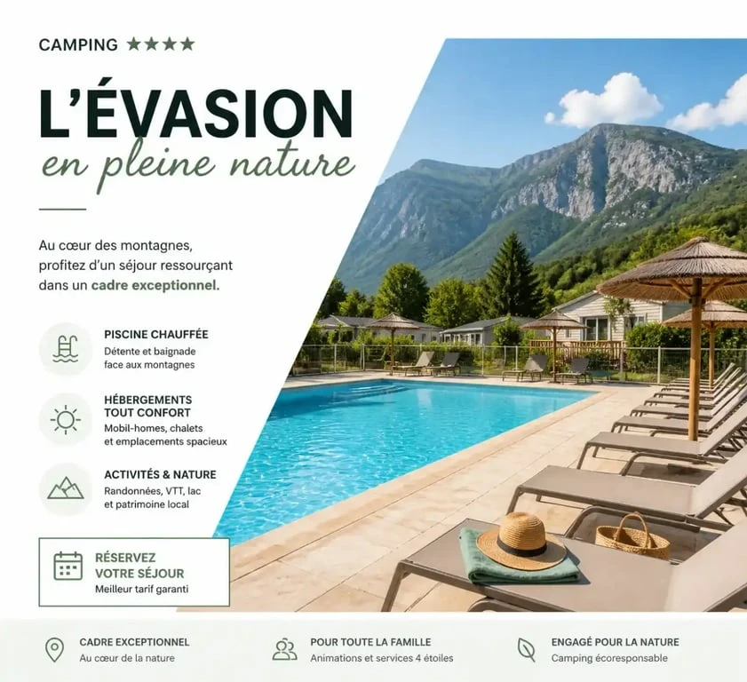Espace aquatique du Camping La Ferme à Lathuile