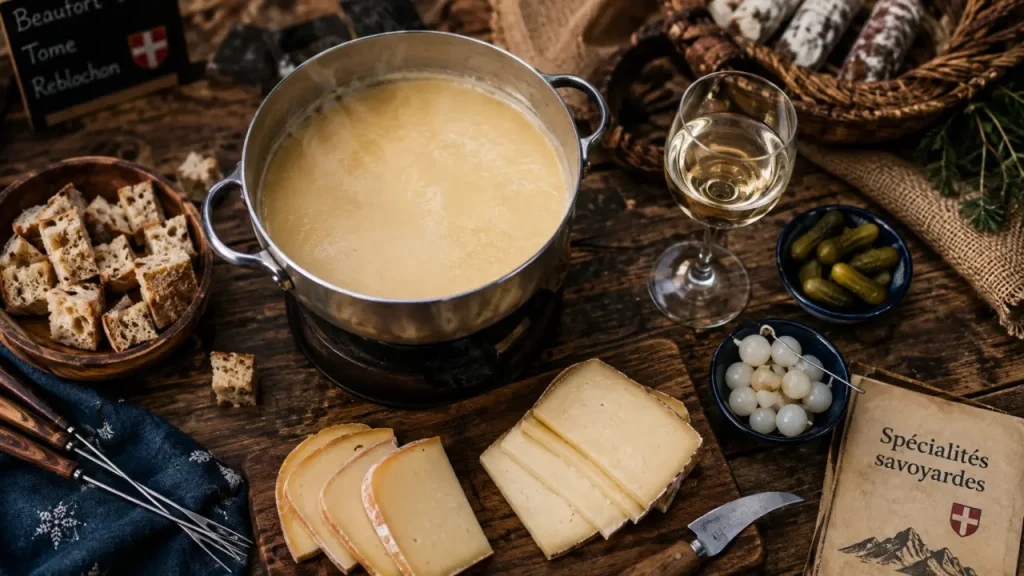 Spécialités Savoie : planche de fromages et dégustation savoyarde